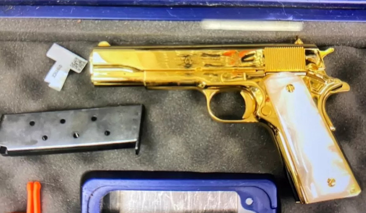 US woman arrested in Sydney with golden gun in luggage